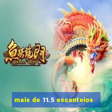 mais de 11.5 escanteios